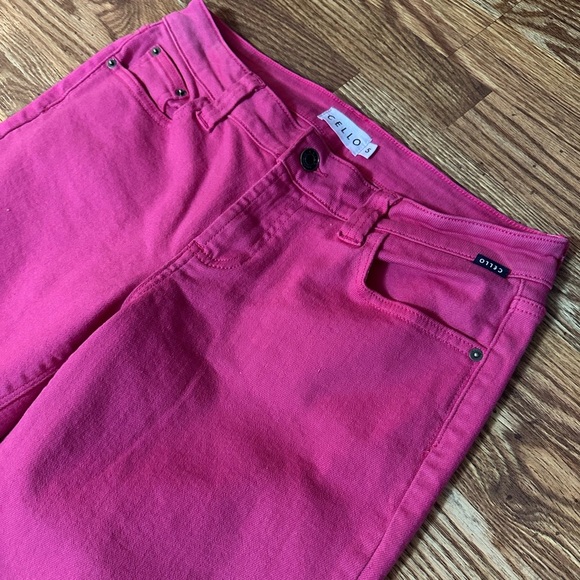 Cello Pink High Rise Jeans Size 5 - Picture 3 of 6